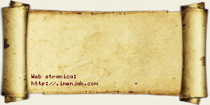 Jana Milijanović vizit kartica